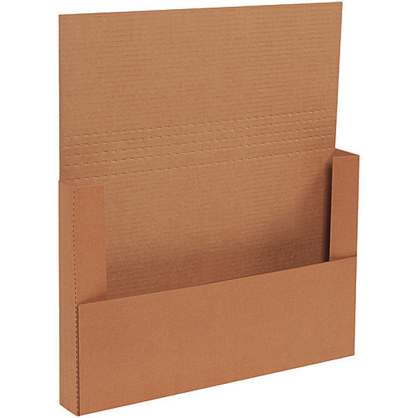 Partners Brand Easy-Fold Mailers, 14 1/8" x 8 5/8" x 1", Kraft, 50/Bundle M1491K