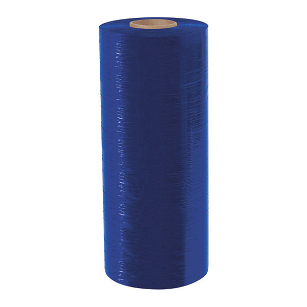 Partners Brand Colored Cast Machine Stretch Film, 20" x 80 Gauge x 6000', Blue, 1/Roll MSF2080BLUE