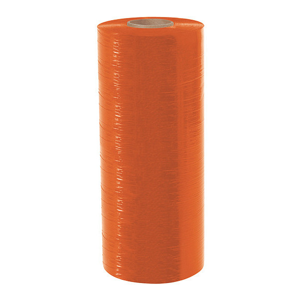 Partners Brand Colored Cast Machine Stretch Film, 20" x 80 Gauge x 6000', Orange, 1/Roll MSF2080ORG