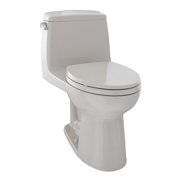 Toto Toilet, 1.6 gpf, G-Max, Floor Mount, Elongated, Sedona Beige MS854114S#12