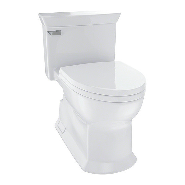 Toto Toilet, 1.28 gpf, Tornado Flush, Floor Mount, Elongated, Colonial White MS964214CEFG#11