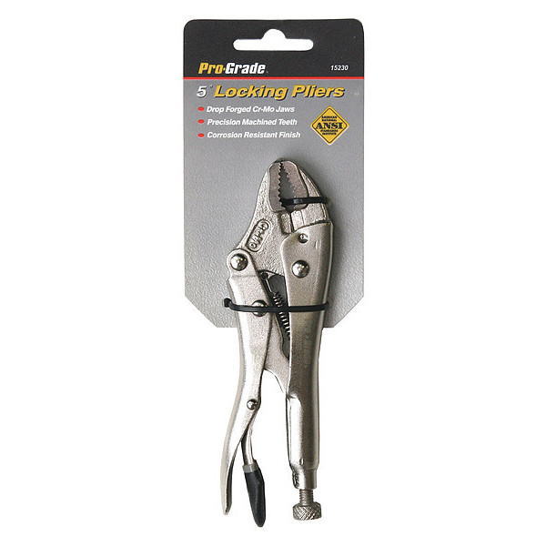 Pro-Grade Tools Curve Jaw Lock Grip Pliers, .5" 15230