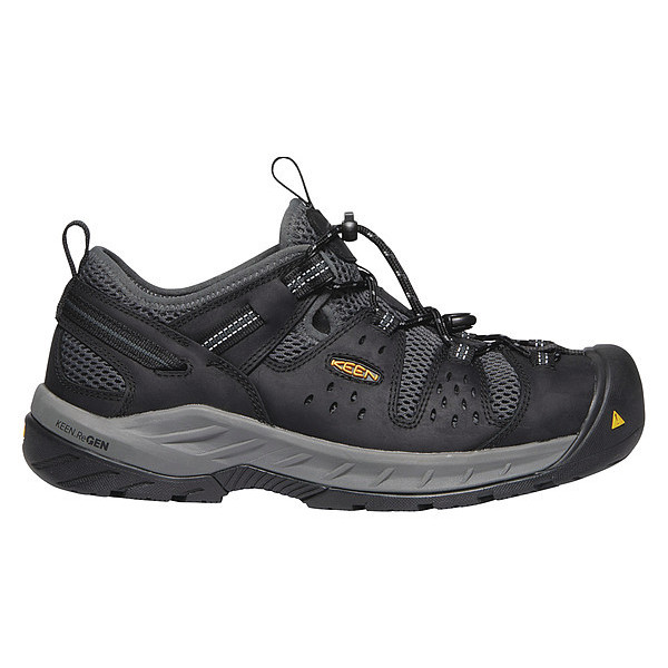 Keen Size 11 Men's Hiker Shoe Steel Work Shoe, Black/Dark Shadow 1023216