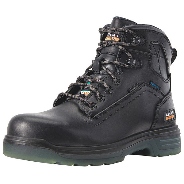Ariat Size 9 Men's 6 in Work Boot Composite Work Boot, Black 10029134
