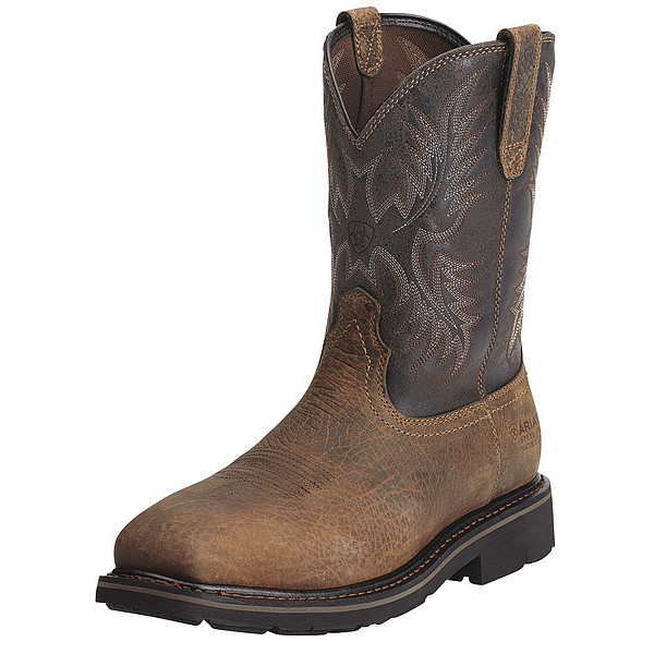 Ariat Size 12 Men's Western Boot Steel Work Boot, Earth 10012948