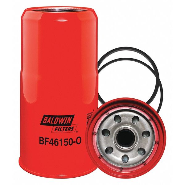 Baldwin Filters Fuel Filter, 4-27/32" O.D., Spin-On Design BF46150-O