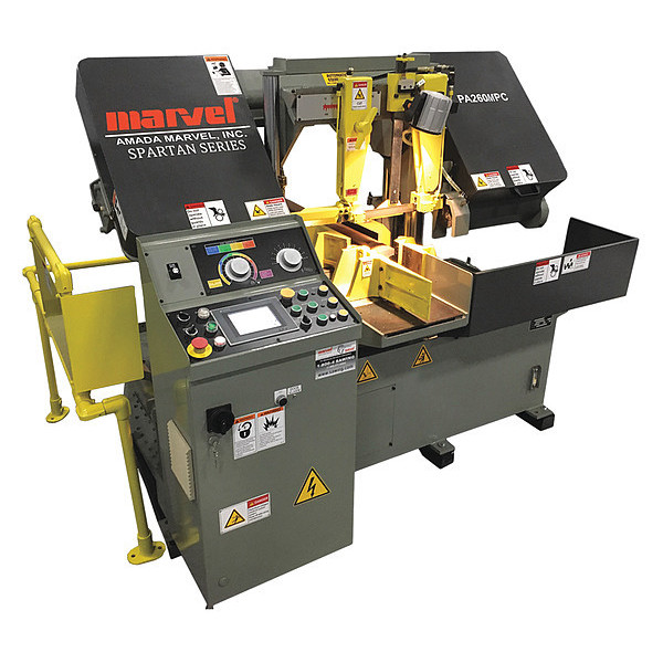 Marvel Band Saw, 10-1/4" x 12" Rectangle, 10-1/4" Round, 10 in x 10 in Square, 230V AC V, 5 hp HP PA260/MPC/230
