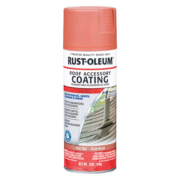 Rust-Oleum Weather Resistant Paint, Unfinished, OilBase, Red Tile, 12 oz 313815
