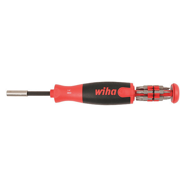 Wiha Torx(R) Bit 9 in, Drive Size: 1/4 in , Num. of pieces:12 38044