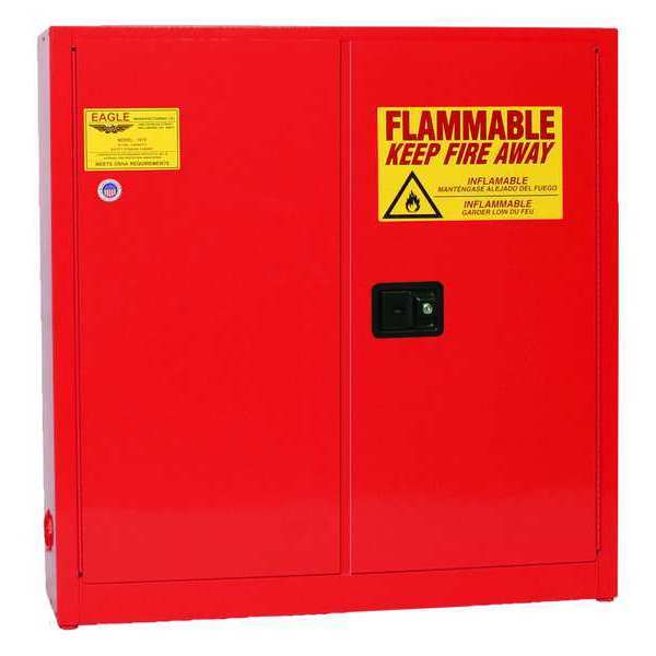 Eagle Mfg Flammable Liquid Safety Cabinet, Red 1976XRED