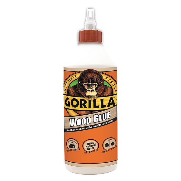 Gorilla Glue Wood Glue, Wood Glue Series, Tan, 24 hr Full Cure, 1