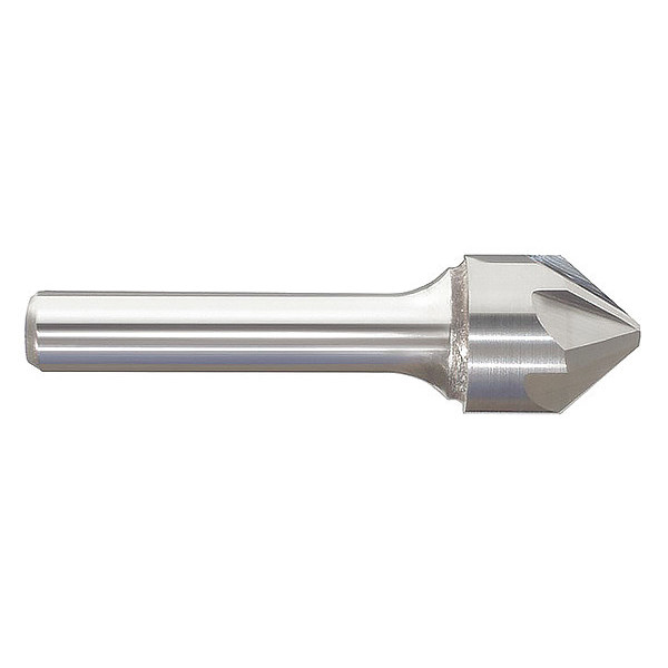 Zoro Select Countersink, 6 Flutes, Carbide, 2" L 336-004070