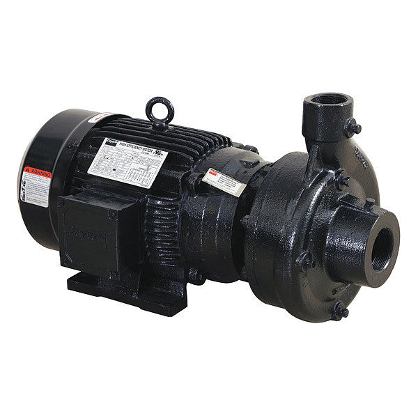 Dayton Centrifugal Pump, 3 Ph, 208 to 240/480VAC 55JJ39