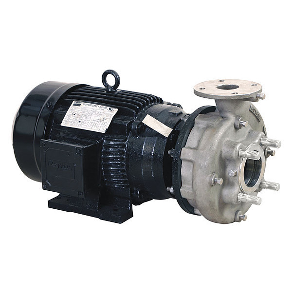 Dayton Centrifugal Pump, 3 Ph, 208 to 240/480VAC 55JJ42