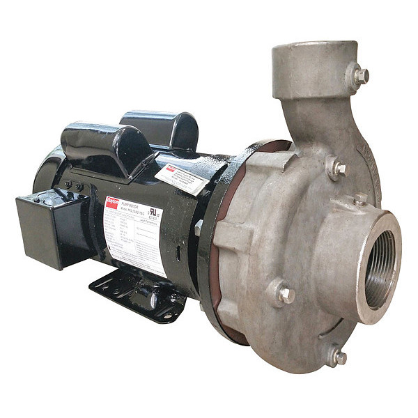 Dayton Centrifugal Pump, 2 HP, 1 Ph, 115/230VAC 55JJ65