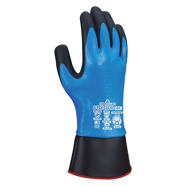 Showa Cut Resistant Coated Gloves, A4 Cut Level, Foam Nitrile, XL, 1 PR S-TEX377SCXL-09