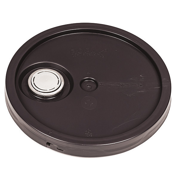 Basco Plastic Pail Lid, Brown, Plastic ROP2100CVR-F-TT-BR