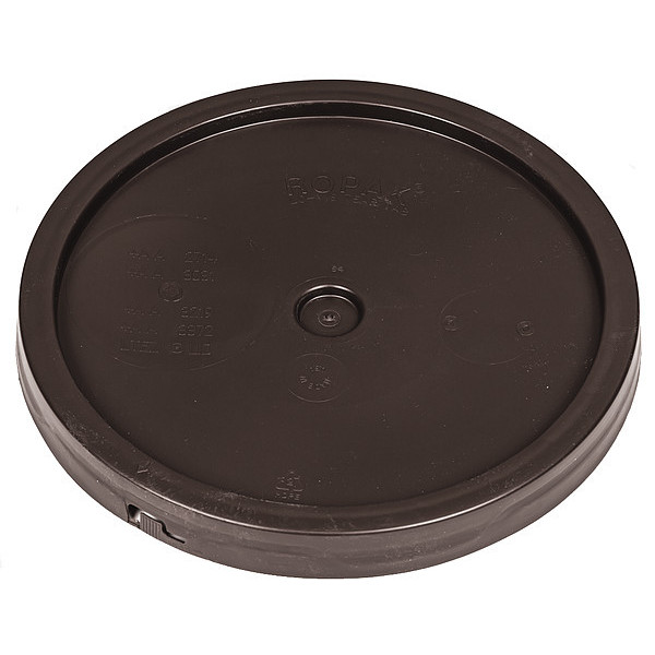 Basco Plastic Pail Lid, Brown, Plastic ROP2100CVR-TT-BR