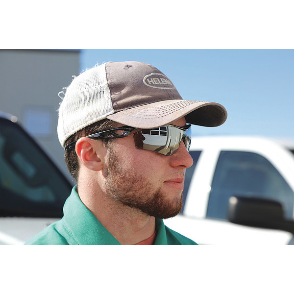 Mcr Safety Safety Glasses, Gray Scratch-Resistant CL417