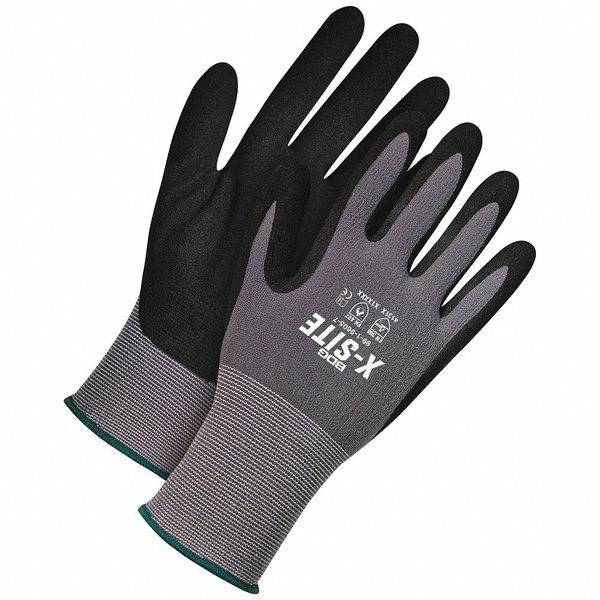 Bdg Seamless Knit Grey Nylon 15G Black NFT Palm, Shrink Wrapped, Size XS (6) 99-1-9605-6-K