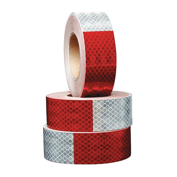 3M Conspicuity Reflective Tape, 100 Strips, 2" X 150' Every 18" 913-32