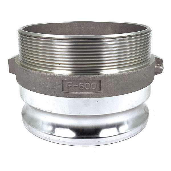Zoro Select Cam and Groove Adapter, 6", Aluminum PLE40