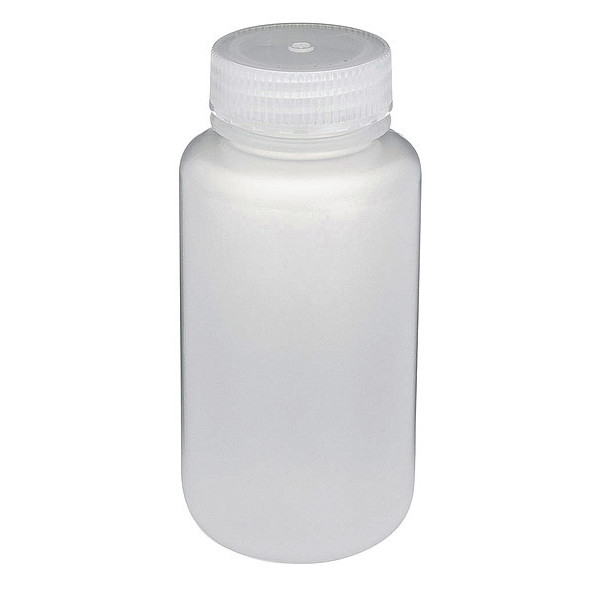 Globe Scientific Bottle, Wide Mouth, Round, PP, 250mL 7000250