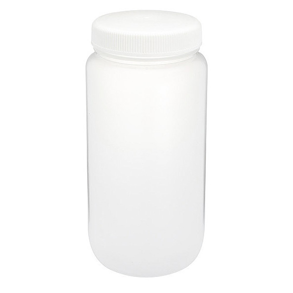 Globe Scientific Bottle, Wide Mouth, Round, PP, 2L 7002000