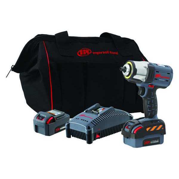 Ingersoll-Rand 20V 3/8" Cordless Impact Wrench Kit, Hazardous Environment W5133P-C1D2-K22