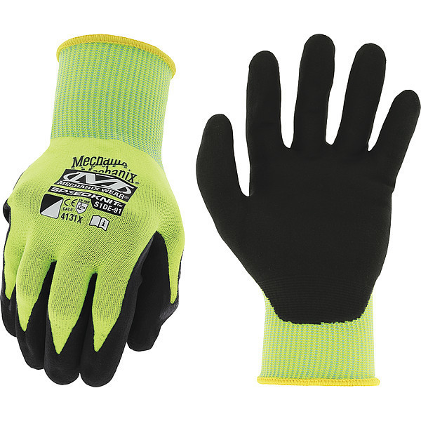 Mechanix Wear Coated Gloves, 2XL, PR S1DE-91-011
