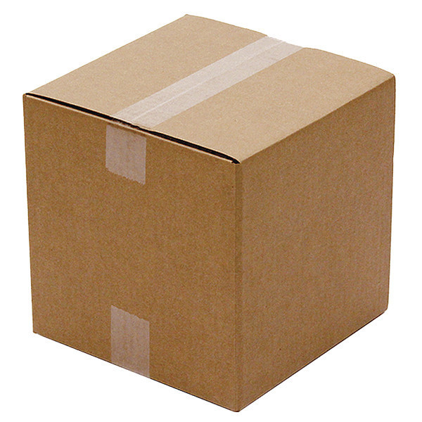 Zoro Select Shipping Carton, Kraft, 16 In. L, 16 In. W 11R396