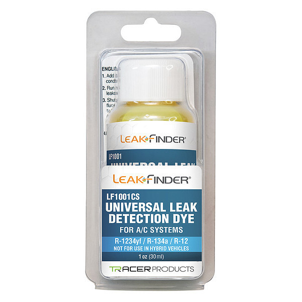 Leakfinder UV Leak Detection Dye, 1 oz. Size LF1001CS