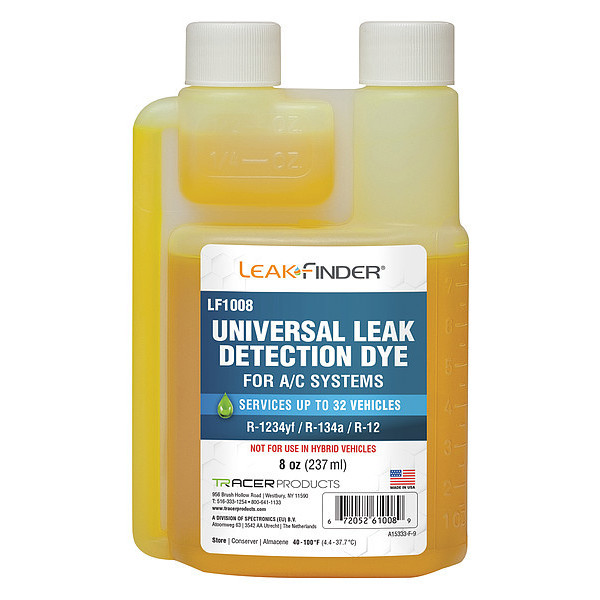 Leakfinder UV Leak Detection Dye, 8 oz. Size LF1008