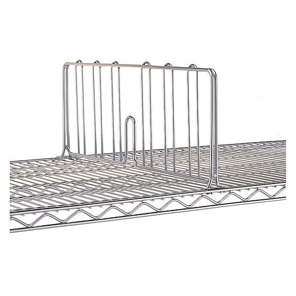 Instock Wire Shelf Dividers, 24inx8inx1in, Steel GRDD24S
