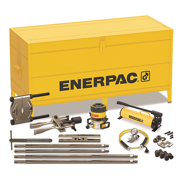 Enerpac BHP561G, 25 Ton, Hydraulic Cross Bearing Puller Set with Hand Pump BHP561G
