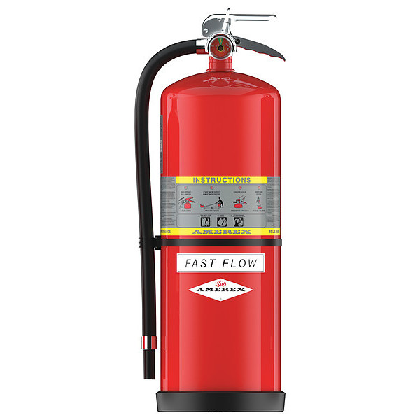 Amerex Fire Extinguisher, 4A:40B:C, Dry Chemical, 30 lb 792