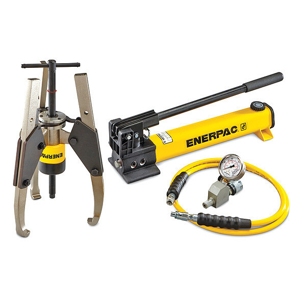 Enerpac GPS24H, 24 Ton, Hydraulic Sync Grip Puller Set with Hand Pump GPS24H