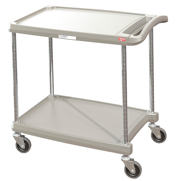 Instock Laboratory Utility Cart, Gray, 35-1/2" H GRMY2030-24G