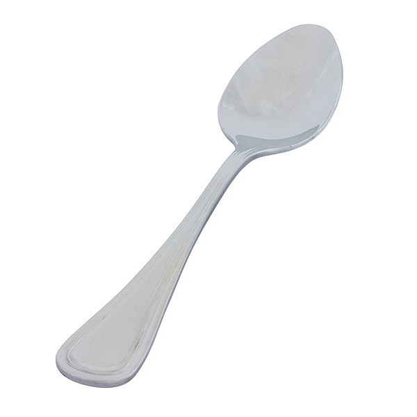 Crestware Dessert Spoon, 7 1/4 in L, Silver, PK12 SIM808