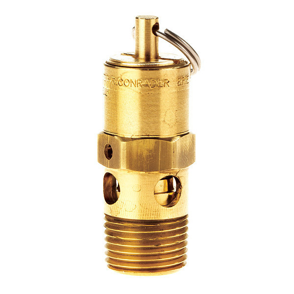 Conrader Air Safety Valve, 3/8" (M) NPT Inlet SRH250-38-150 SST