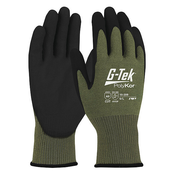 Pip Cut-Resistant Gloves, M, 8" L, PR, PK12 16-399/M