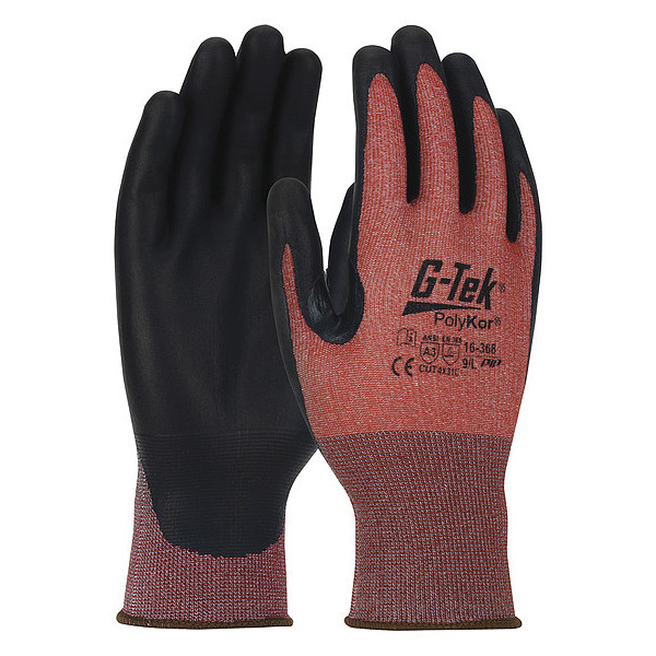 Pip Cut-Resistant Gloves, L, 9" L, PR, PK12 16-368/L