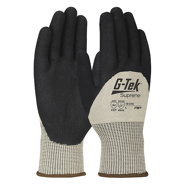 Pip Cut-Resistant Gloves, XL, 10" L, PR, PK12 15-215/XL