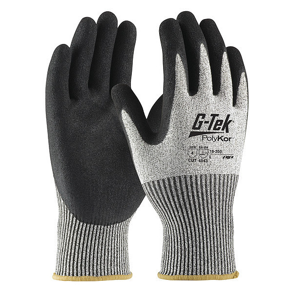 Pip Cut-Resistant Gloves, M, 8" L, PR, PK12 16-350/M