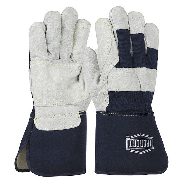 Ironcat Leather Gloves, XL, Gunn Cut, PR, PK12 IC8DP