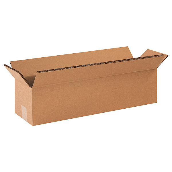 Zoro Select Double Wall Boxes, 24" x 6" x 6", Kraft, 15/Bundle 55VM20