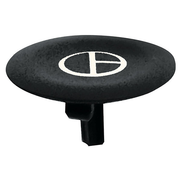 Schneider Electric Push Button Head, Marked, 22mm, Black ZBA245