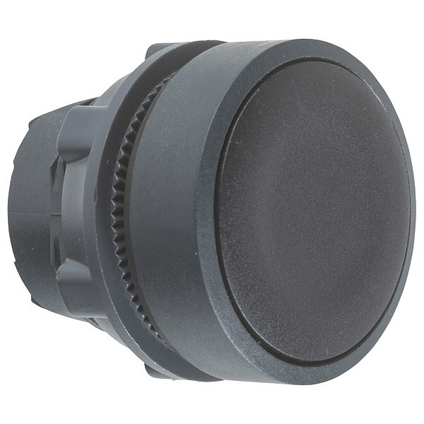 Schneider Electric Pushbutton Head, 22 mm, Black ZB5AA2TQ