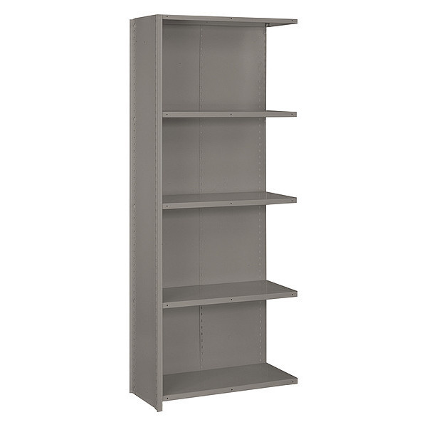 Lyon Metal Shelving, 84" H, 36" W, Gray DD8037H