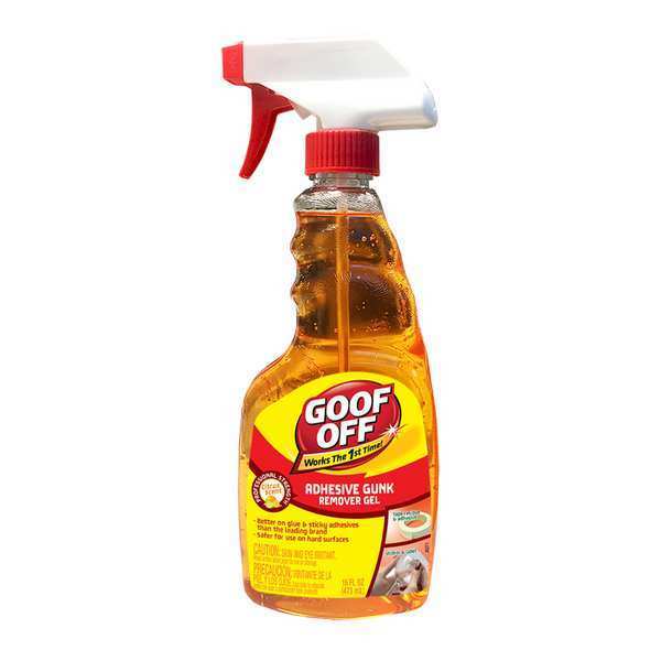 Goof Off Hot Melt Adhesive, Clear, 16 oz, Trigger Spray Bottle FG796